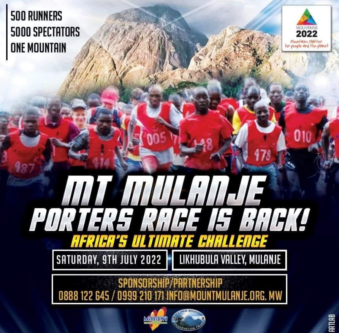 The 24TH Mount Mulanje Porters Race - July 9, 2022